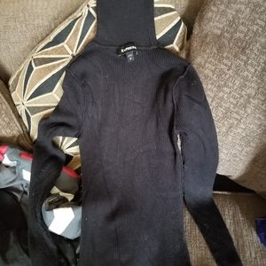 Express xsmall black turtleneck sweater